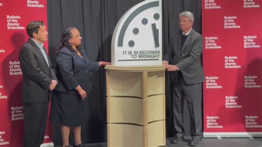 Doomsday Clock moves closer to midnight over threats from nuclear weapons, climate change and AI