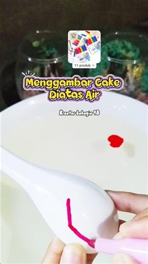 Menggambar Cake Diatas Air
