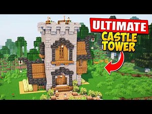 Minecraft Castle Tower Build Tutorial 🏡