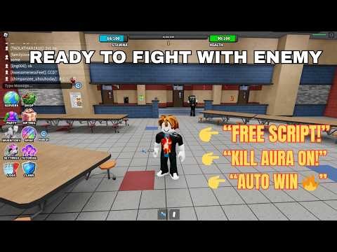 🔥 NEW Fight In A School Script 2026 Kill Aura, Hitbox Auto Kills + Style Changer (PC & Mobile)