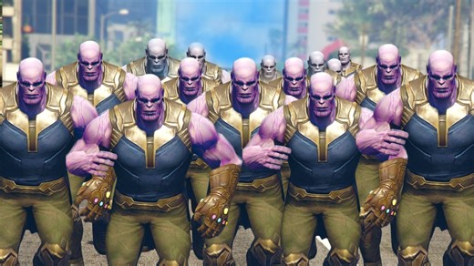 Playing as Thanos in Grand Theft Auto 5! | GTA 5 mods