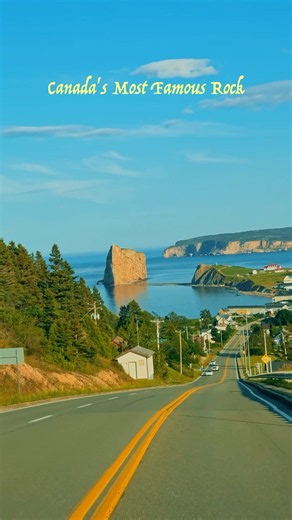 Perce Rock, Gaspesie Quebec| Canada most Famous Rock best Route for driving experience 132 Highway|