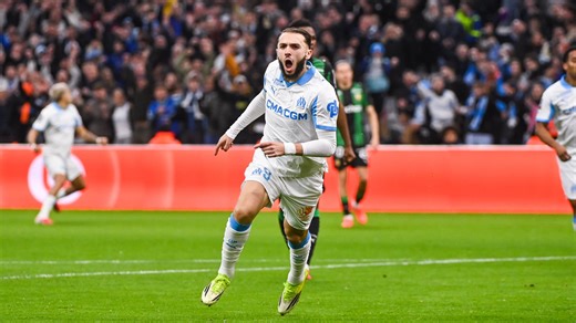OM-Lens: Marseille fait tomber les Sang et Or, Nwaneri buteur dès sa première