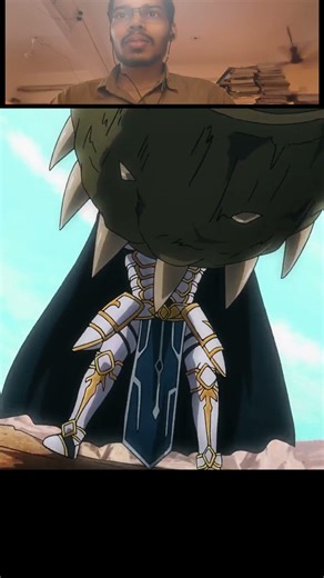 When The Giant Worm Meets A Bigger Monster 💀 anime moments #anime #shorts