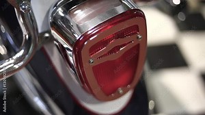 motorcycle tail lights (tail lamp or rear lights) with selective focus