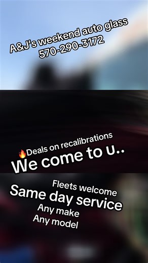 #mobileautoglass #fleets #autoglassreplacement