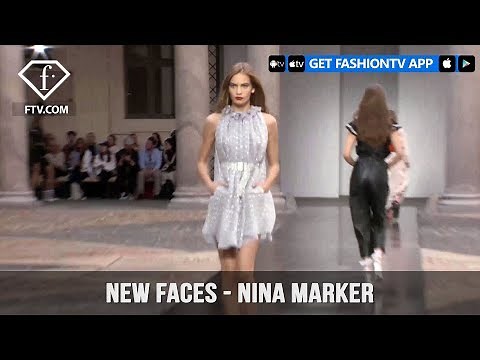 Nina Marker from Top Models in the World New Faces Spring/Summer 2018 | FashionTV | FTV