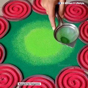 Beautiful Home Decorating Rangoli Ideas!!! Stress-Free Relaxing Video!!! | KS Kitchen & Lifestyle
