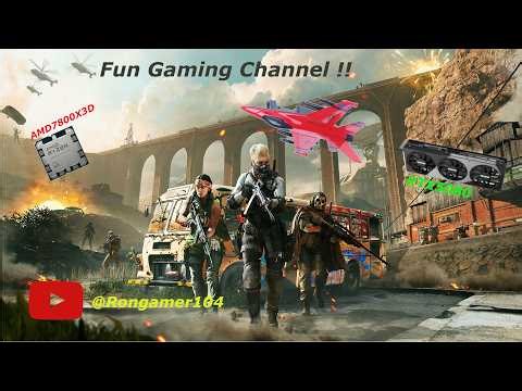 🔥AMD7800X3D and an Nvidia RTX 5080 gaming computer, " let's have fun !! " 🔥