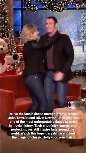 John Travolta & Olivia Newton-John’s Legendary Dance Moves 💃🕺 #GreaseMagic #dance