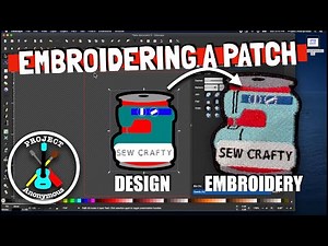 Designing + Embroidering a Patch using Inkscape & Ink/Stitch