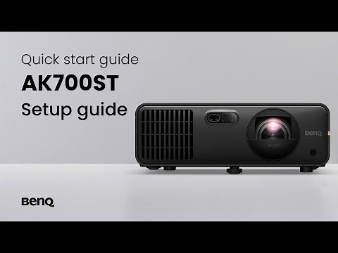 BenQ AK700ST Golf Simulator Projector: quick start guide