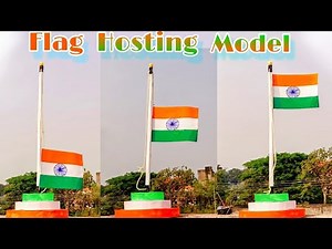 National Flag hosting | Indian flag making | Working Flag Hoisting | Republic day craft ideas