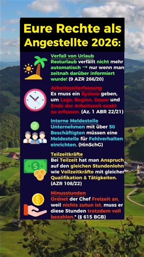 Eure Rechte als Arbeitnehmer!