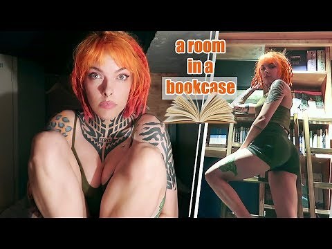 capsule hotel TOUR | sleeping in a bookcase in Japan...