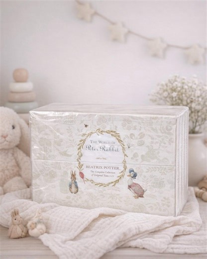 Peter Rabbit Complete Collection 1–23 Books Box Set • Beatrix Potter • Sealed Gift Set • Nursery Decor • Classic Children’s Books