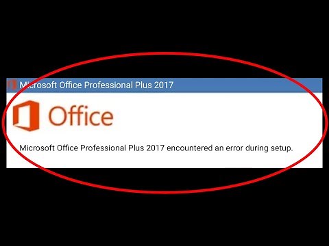How To Fix Microsoft Office Professional Plus 2013 Encountered an Error During Setup Windows 10/8/7