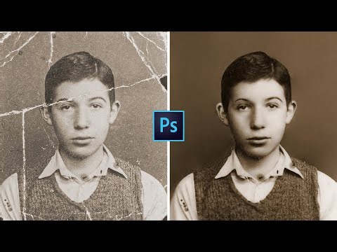 Photo Restoration Services - Fix old damaged photos