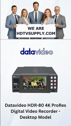 Datavideo HDR-80 4K ProRes Digital Video Recorder - Desktop Model