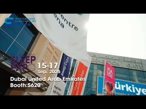 2025 Sleep Expo ME | Stenburg Mattress Machinery Exhibition Scene