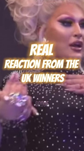 Real Reaction From The UK Winners - RuPaul's Drag Race