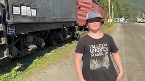 CPR Locomotive #6947 Originally #1737 of the 2-8-0 Consolidation class was built at the Montreal Locomotive Works in 1908 for the Canadian Pacific Railway. it spent its first year a mainline locomotive before being renumbered #3537 and assigned to branch lines. From 1926 to 1928 it worked here in the CPR’s Kootenay Subdivision. In 1928 the locomotive was converted to a heavy switcher engine of V-4-A class and renumbered #6947. The boiler was repositioned and the pilot axle was removed making it 