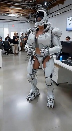 Prototype Humanoid Suit ‘X’ Operational Trial. #robotics #robot #robotsuit #humanoidsuit