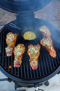 Smoked Lobster Tails with Parmesan Butter over hot coals 🦞 💨 🧀 🔥 . Need something truly epic for your smoker this weekend? These Smoked Lobster Tails will not let you down. Cooked for about 30 minutes over hot Cowboy Charcoal, they will be glazed with a Parmesan Butter on top plus for dipping. Truly an easy dish ready to eat quickly. 🍻 👍 🔥 Find the recipe on my blog: https://overthefirecooking.com/smoked-lobster-tails-with-parmesan-butter/ 🍻 👍 . . . #overthefirecooking #recipevideo #gri