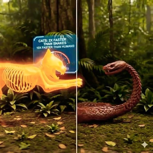 Think snakes are dangerous to cats? Think again!