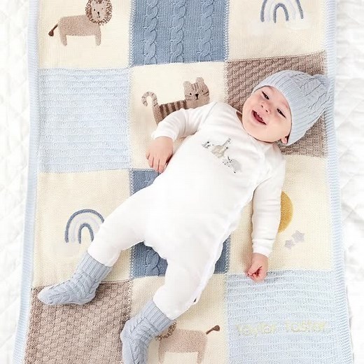Snowy days have arrived & we're going for cozy vibes only❄️✨ Shop must-have baby blankets below! #lovemypbk Shop Here: https://bit.ly/37zK0Pu | Pottery Barn Kids