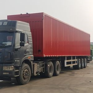 [Hot Item] Heavy Duty Van/Box Type Cargo Container Transportation Truck Semi Trailers