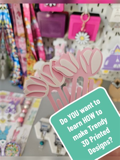 @The Crafty Teacher Jessica:#tiktoklive #3dprinted #3dprinting #tutorials #3Dprints 3D PPrintedTulip Paperclips STL 3MF Files. Join me Learn How to 3D Print for Beginners. Learn how to make & design files for 3D Printing. Video Courses also available (1-2 Hours) - Self Paced. 🖨️Learn 3D Printing — Beginner Friendly 🎥 Step-by-step tutorials & Live replays 📁 Download ready-to-print STL & 3MF files 🚫 No gatekeeping • Real results ⬇️Start Learning & 3D Printing today Video Course (2 Hours) - Sel