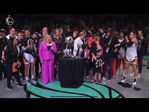 2023 WNBA Finals trophy presentations