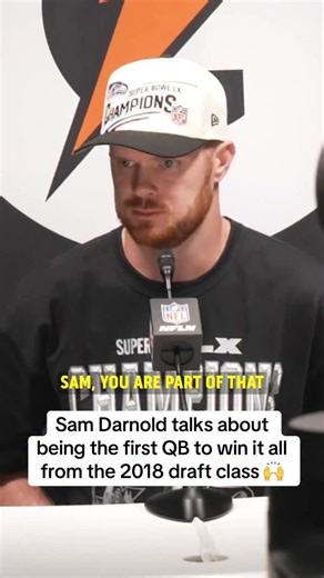 “I didn’t not believe” Sam Darnold speaks on his belief in being the first QB to win it all from the 2018 class. #SBLX | TSN