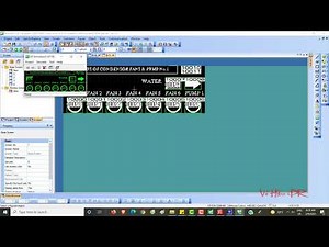 Simulate HMI GOT 1000/2000 Mitsubishi by GT Designer 3 software