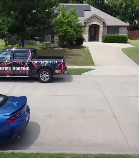 Another successful roof transformation — quality materials, expert craftsmanship, and lasting results. 🧡🏡🔨 📞 Call & schedule your FREE roof inspection (817)470-1834 #frontierroofing #roofing #roofingexperts #dfw #homeimprovement #rooferos