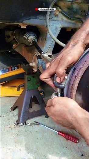 counter tightening tierod technique #technique #mechanical #tightening