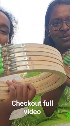 Hand embroidery hoops watch full video in our youtube channels #embroideryhoop #frame