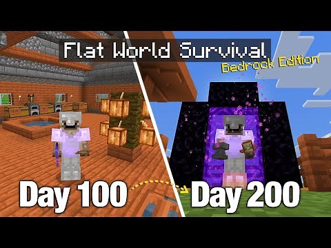I Survived 200 Days on a Flat World with Nothing but... a Bonus Chest