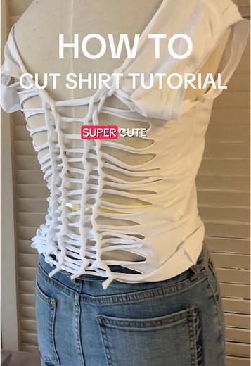 DIY Summer Cut Up Shirt Tutorial for Fashion Lovers