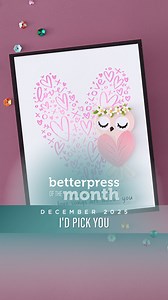 This month's "I'd Pick You" BetterPress Plate set is perfect for making cards, decor, and more. Club Members enjoy exclusive benefits:  First access to club designs  First access to new arrival collections  Exclusive deals 10% Off in the Spellbinders Shop  Earn Creative Rewards  Monthly inspiration & tutorials  Past club kits at member pricing Subscribe today to get this design first, cancel anytime. | Spellbinders Paper Arts | Facebook