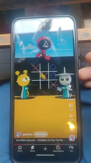 lncredibox Sprunki --Comptex Tic-Tac-Toe Squid Game