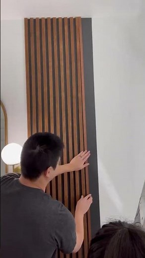 DIY Wood Slat Accent Wall TIP #2 | How To Get Perfect Spacing