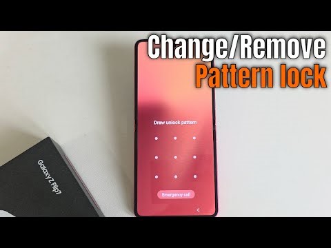 Samsung Z Flip 7: How to change pattern lock in Samsung