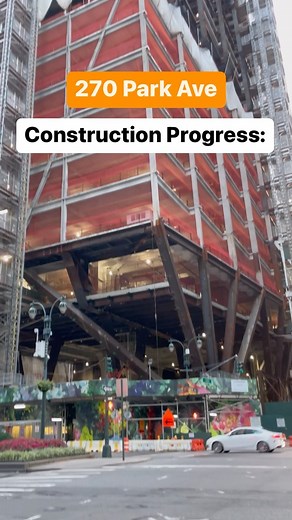 Matt 👷‍♂️🌉 on Instagram: "270 Park Ave is currently going up in midtown Manhattan after the previous skyscraper was carefully demolished for reuse #nyc #construction #engineering #architecture #steel #skyscraper"