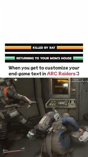 When you customize your end game text - ARC Raiders