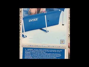 Como montar una piscina Intex