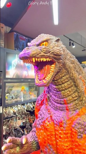 INSANE Burning Godzilla Toy Store! Which One Is Yours? 🤯 #shorts