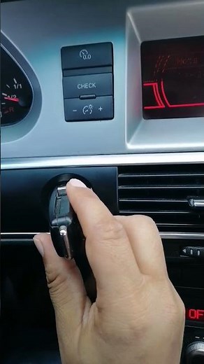 Release stuck key from Ignition Switch