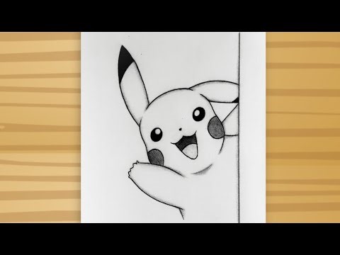 How to draw Pikachu - Pokemon / pencil drawing/ Pikachu drawing /Drawing for beginners/ Step By Step